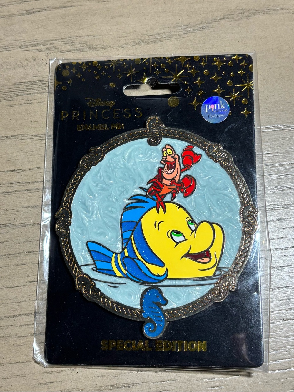 Disney Little Mermaid Flounder & Sebastian PALM Iconic Series Limited Edition